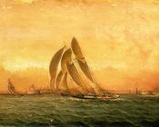 In Full Sail, New York Harbor - 詹姆斯·E·巴特斯沃思